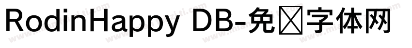 RodinHappy DB字体转换